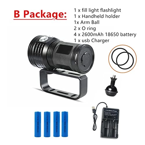 Diving Flashlight - 80m IPX8