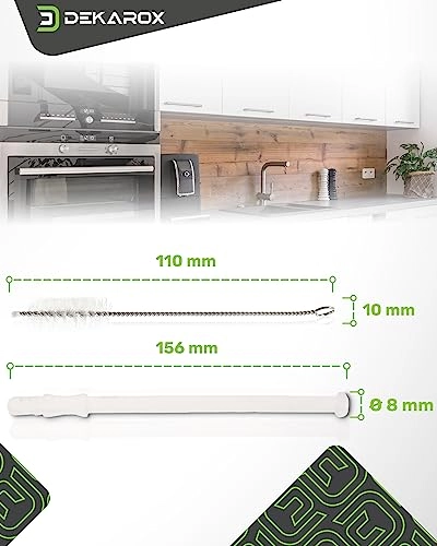 Milk Tube - 165 mm white + Cleaning Brush