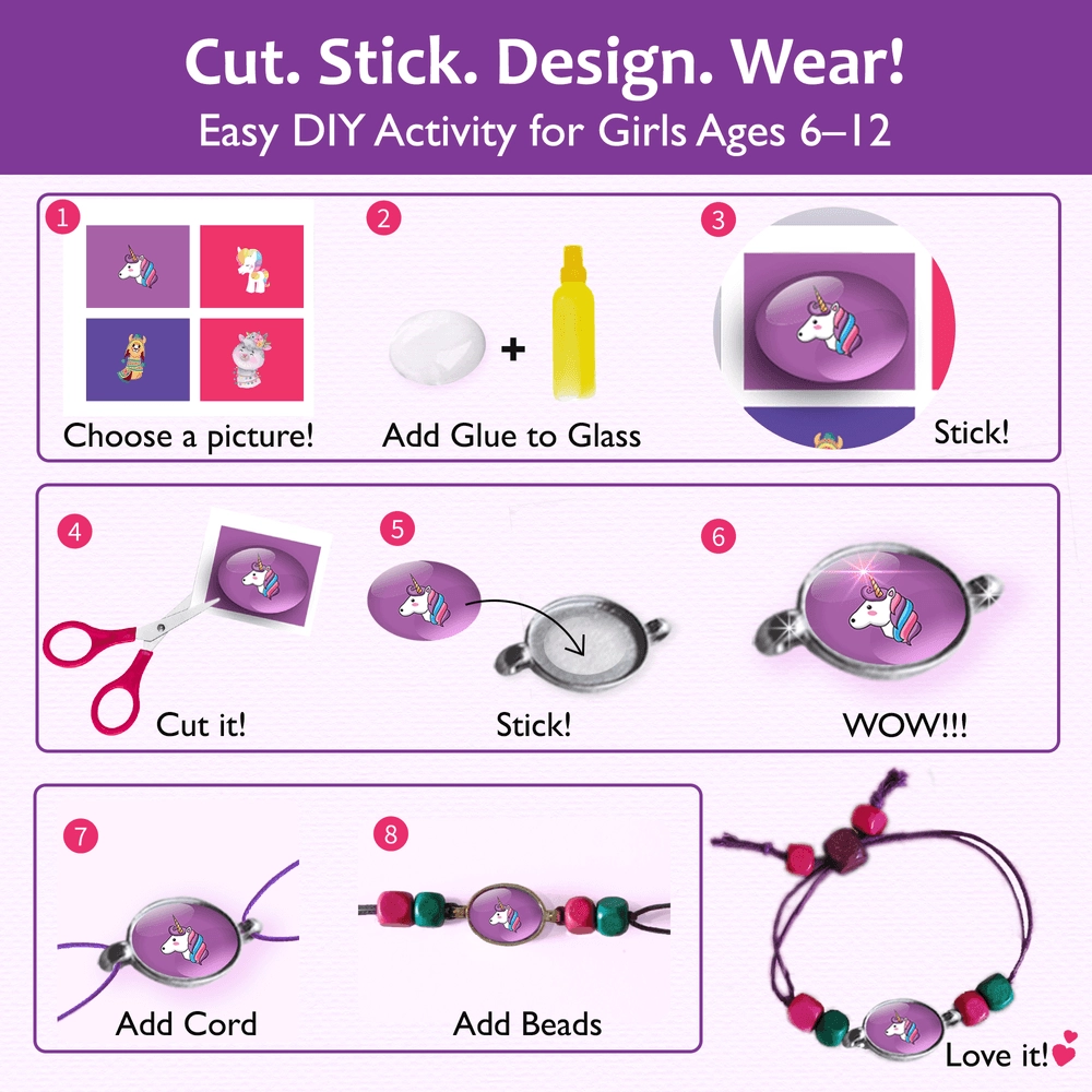 Design Your Own Bracelet - 8 bracelets All-In-One Kit
