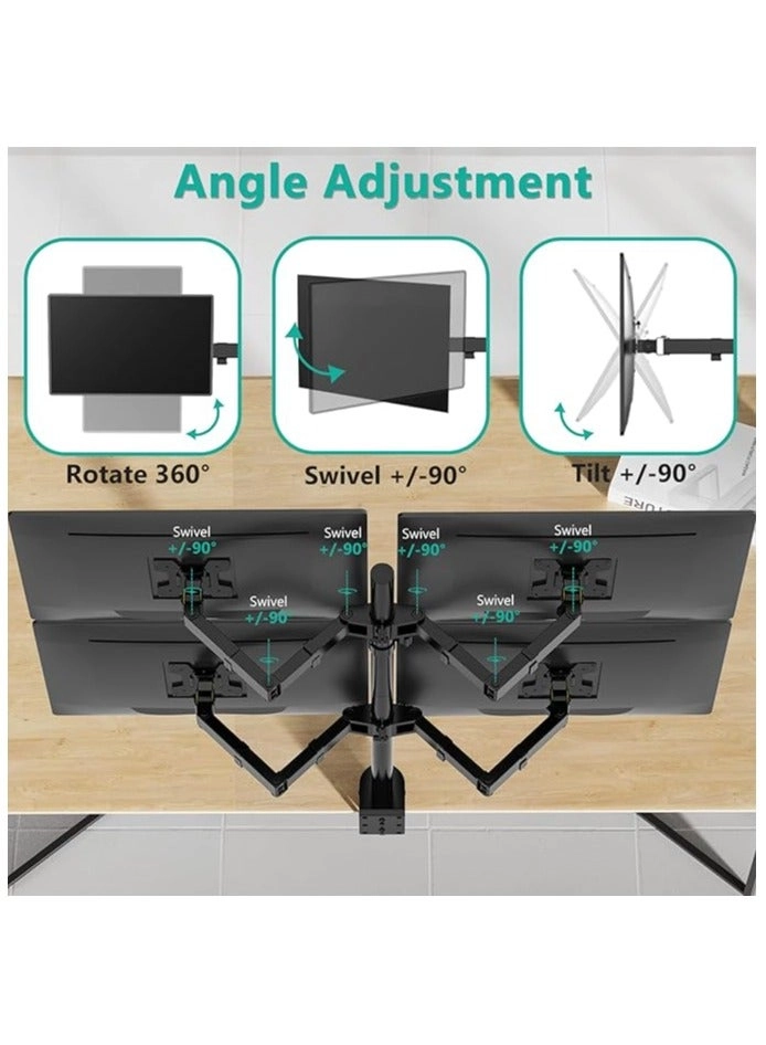4 Monitor Stand - 32inch VESA 75x75 100x100