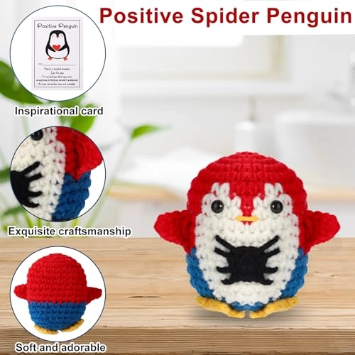 Positive Spider Penguin - 7 cm
