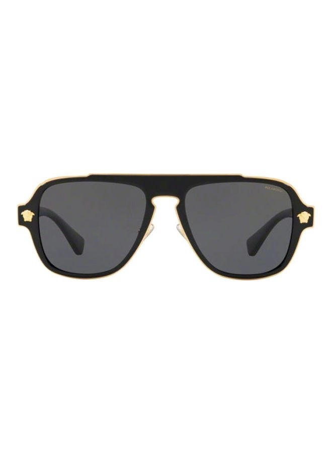 Versace Pilot Sunglasses - 56 mm Grey