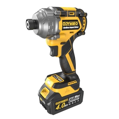 Impact Driver - 2655In-lbs (300N·m) 1/4" Hex Chuck Cordless