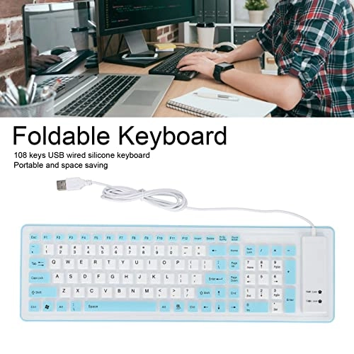 Foldable Silicone Keyboard - Wired