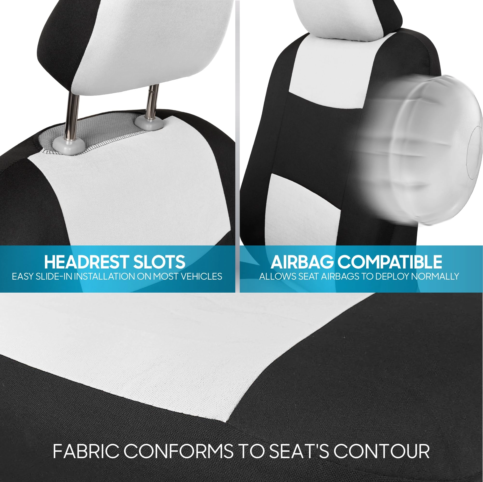 PolyPro Car Seat Covers - Solid Beige Universal Fit