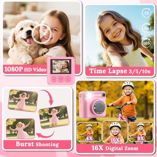 Instant Print Kids Camera
