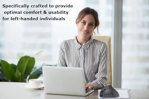 Vertical Mouse - Radio Frequency USB Wireless