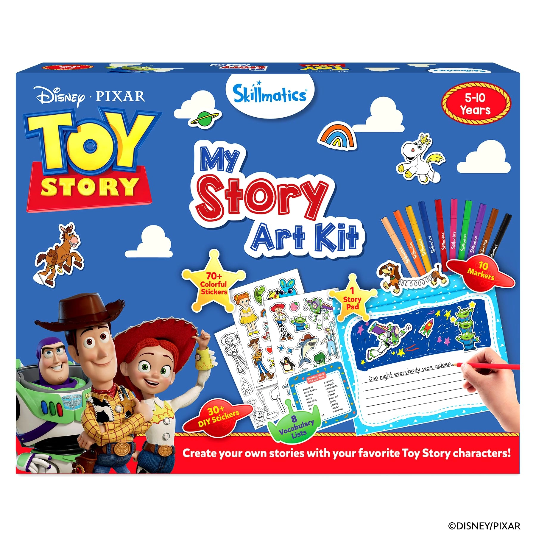 222A, Podar Chambers, 109 S.A Brevli Road, Fort, Mumbai – 400001, Grasper Global Private Limited Toy Story Activity Sticker Book 100 pcs