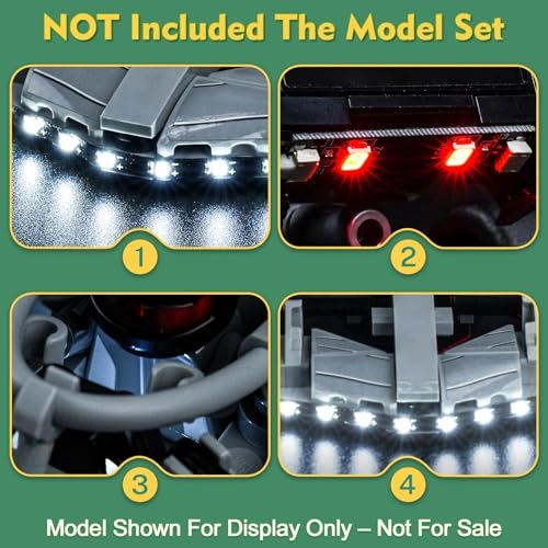 Light kit Compatible with Audi Revolut F1 Team R26 Race Car (77259) - Movie