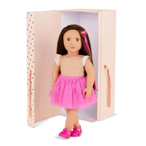 Amora Fashion Starter Doll - 18-inch Brunette Hair Brown Eyes 3 Outfits Ages 3+