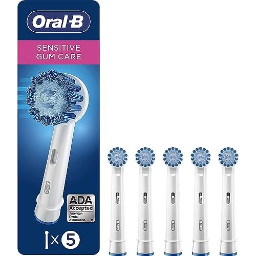 Replacement Electric Toothbrush Heads - Sensitive Gum Care 5 Count