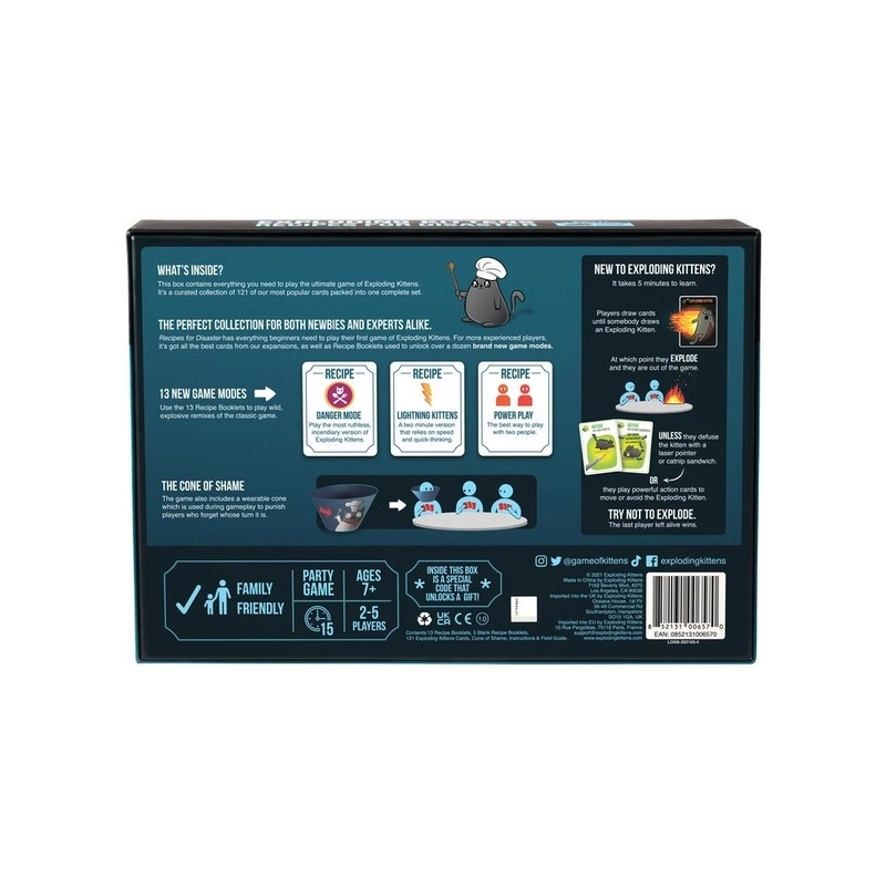Exploding Kittens: Recipes For Disaster - Card Game
