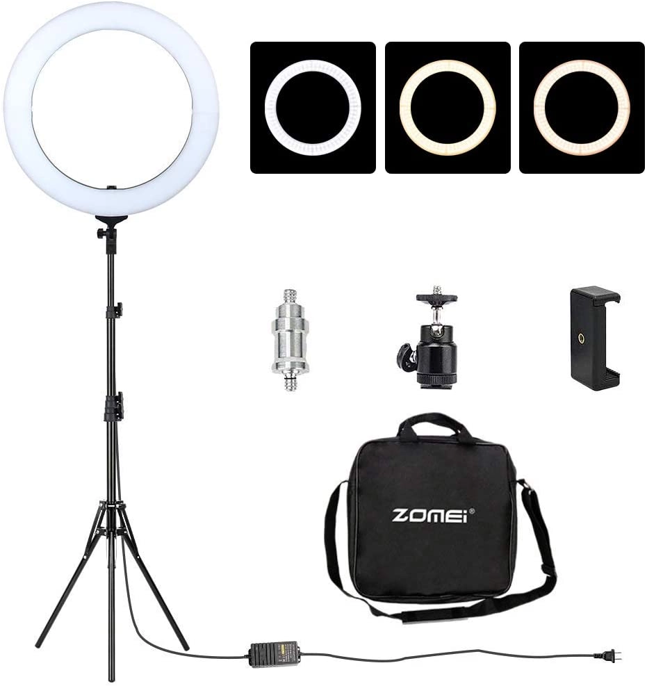 Dimmable SMD LED Ring Light - 18 Inch