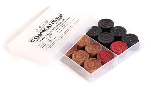 SISCAA Carrom Coin - 24 Coins Rosewood