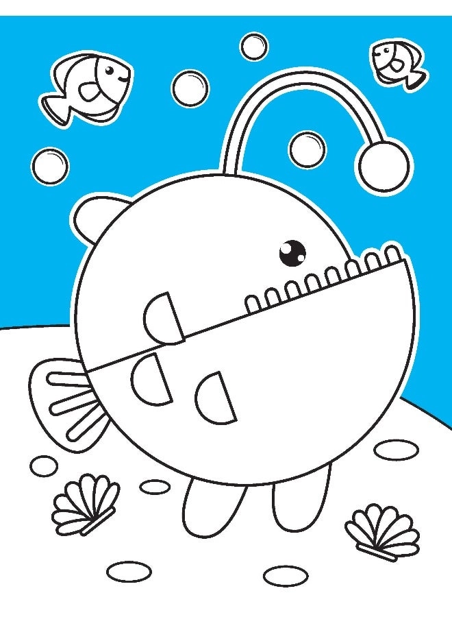 Neon Colour & Sticker Dots - Under Ocean (Book 3)