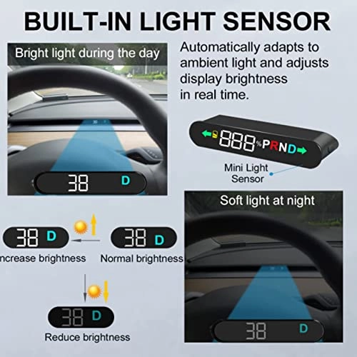 HUD Speedometer - 12V Right Hand Drive