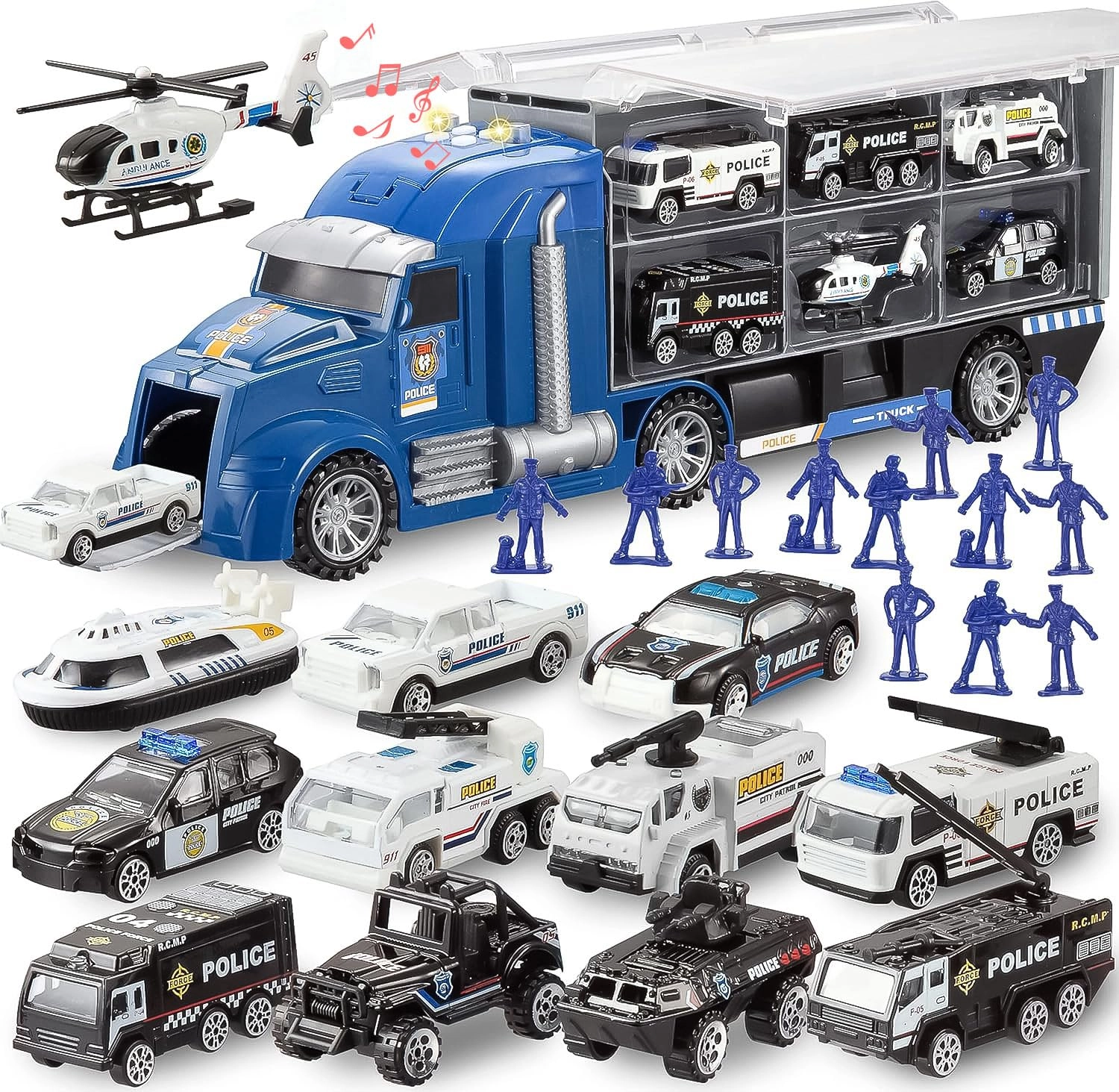 Joyin inc Police Rescue Truck - 25pcs