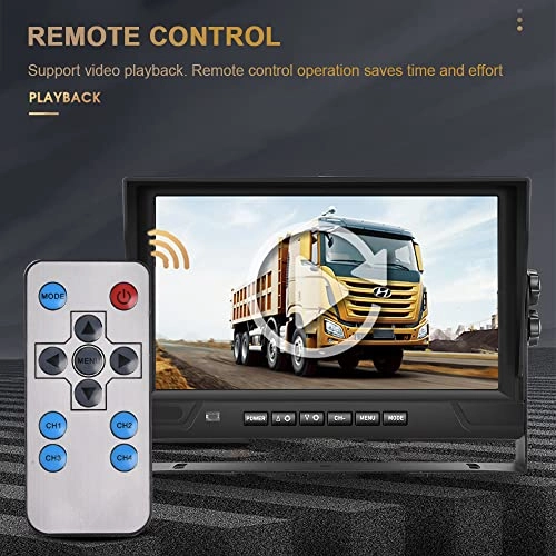 AHD Backup Camera and Monitor Set with DVR - 1080P