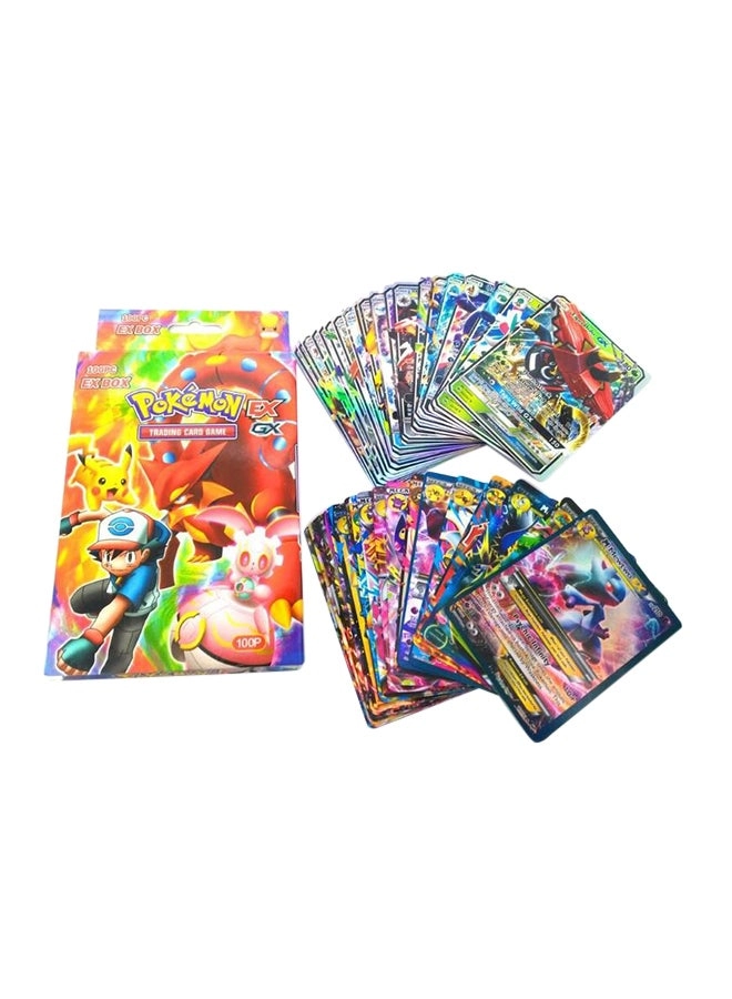 Pokemon Ex Gx Trading Card Game - English 100pcs