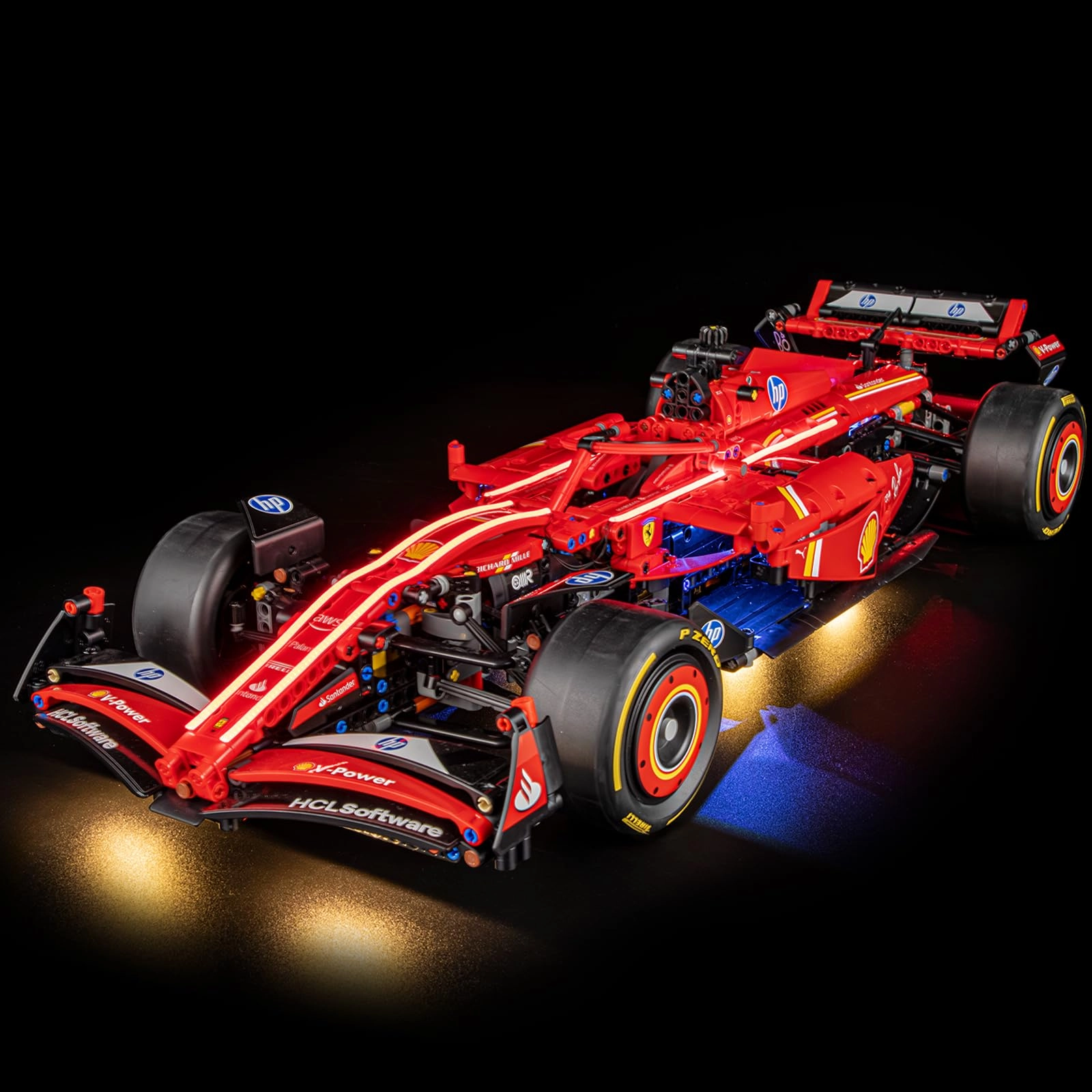 YEABRICKS LED Light for LEGO 42207 Technic Ferrari SF-24 F1 Racing Car Building Blocks Model - Plastic