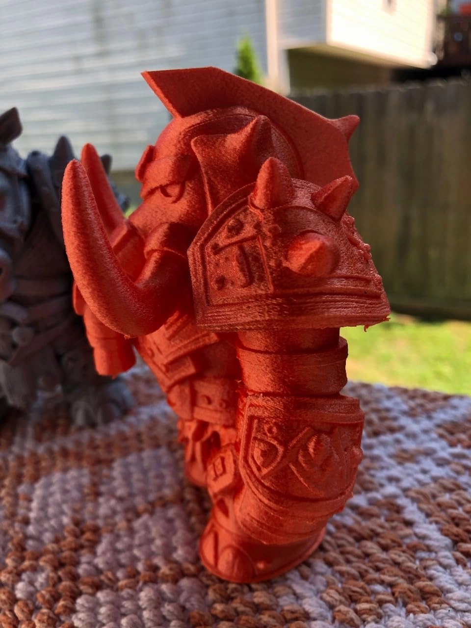 Rhino Statue - PLA Plastic