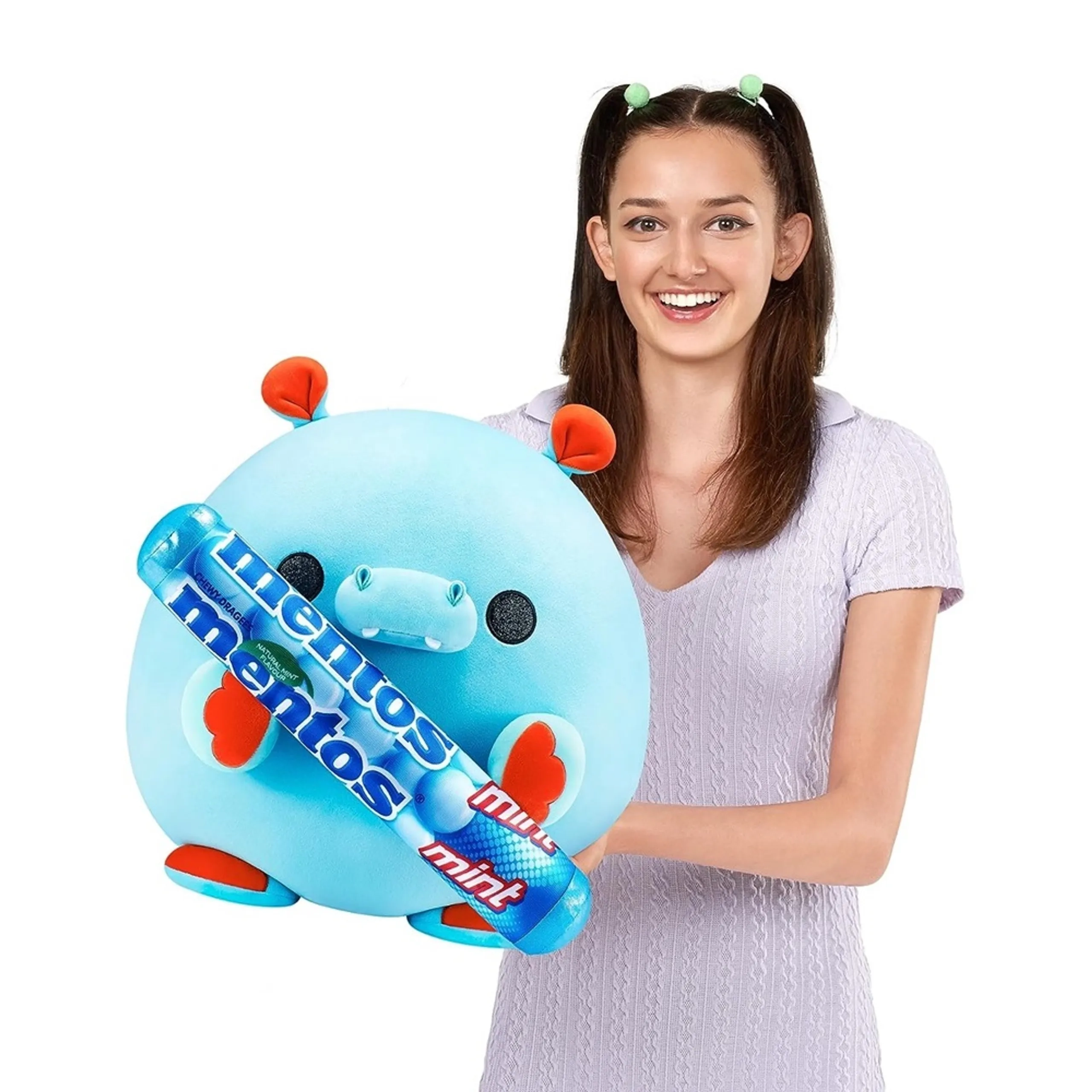 Hugh The Hippo - 35 cm Plush + Cinnabon