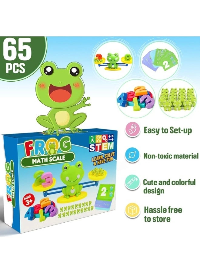 Homeschool Kindergarten Balance Board Game - Ages 3 4 5 6 Year Old