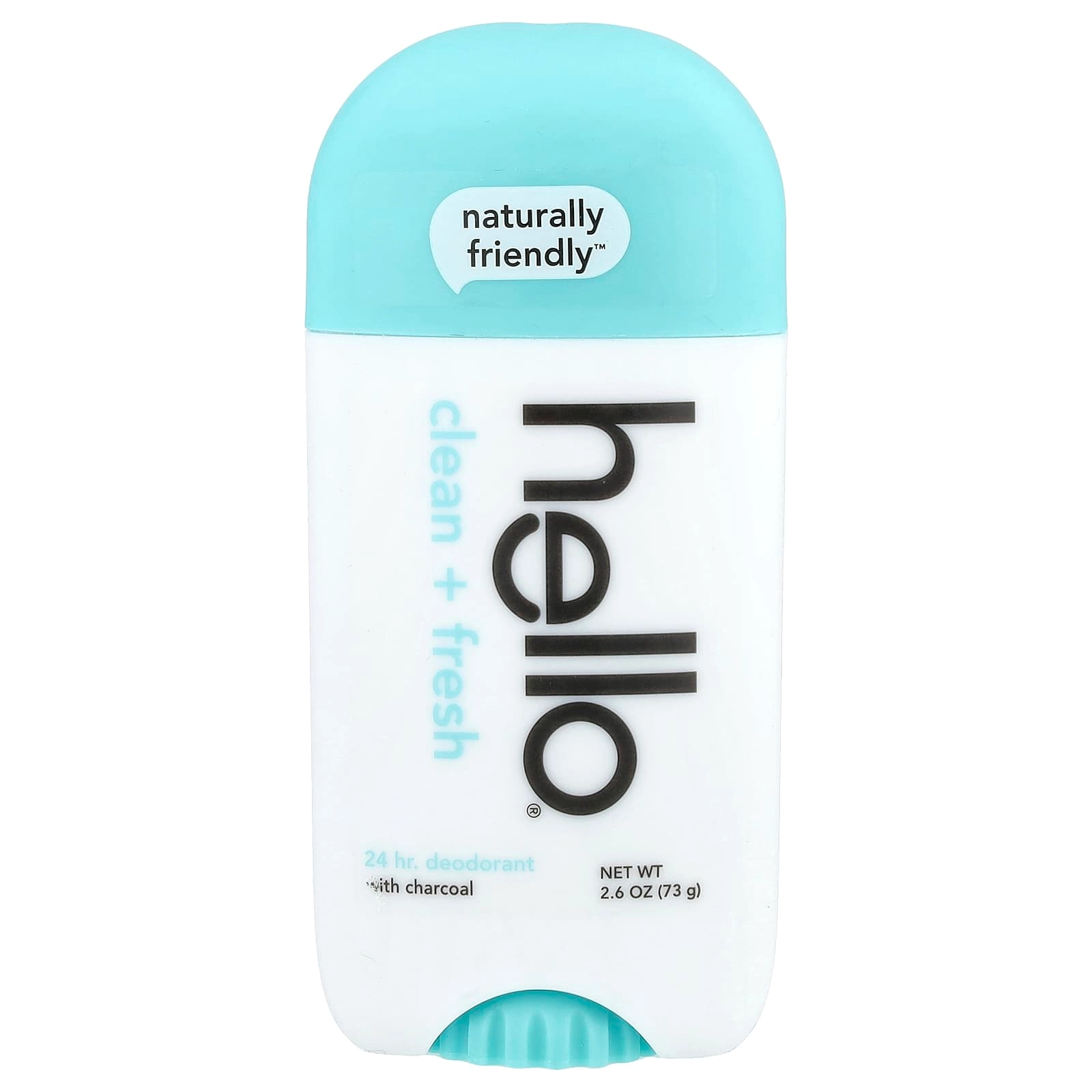 Hello 24 Hr Deodorant - Charcoal Clean + Fresh 73 g