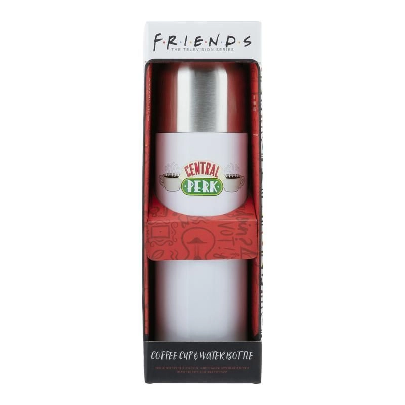 Central Perk Water Bottle - 640 ml + Central Perk Coffee Cup - 400 ml