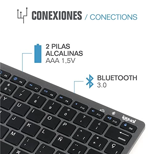 PC Keyboard Ultra Slim TKL-BT - ES Wireless