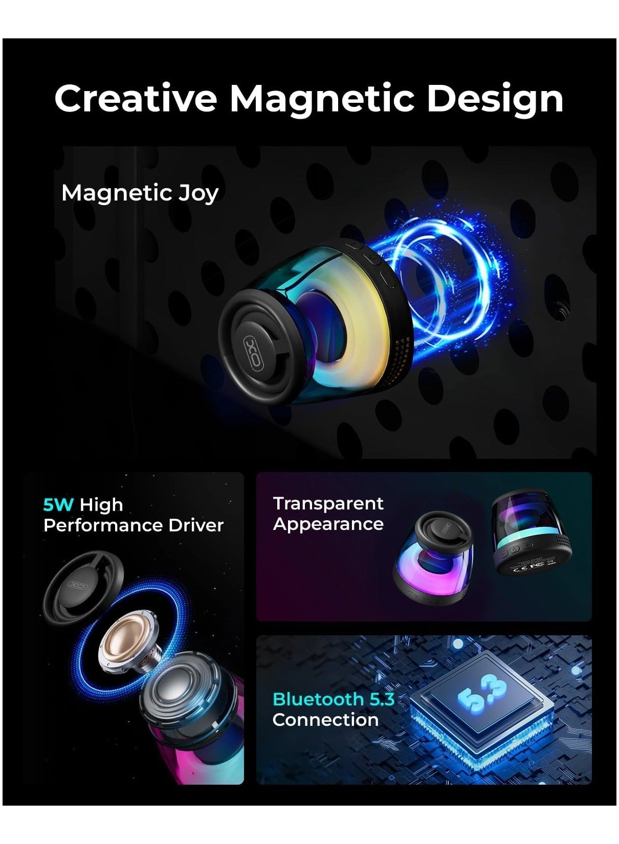 Magnetic Bluetooth Speaker