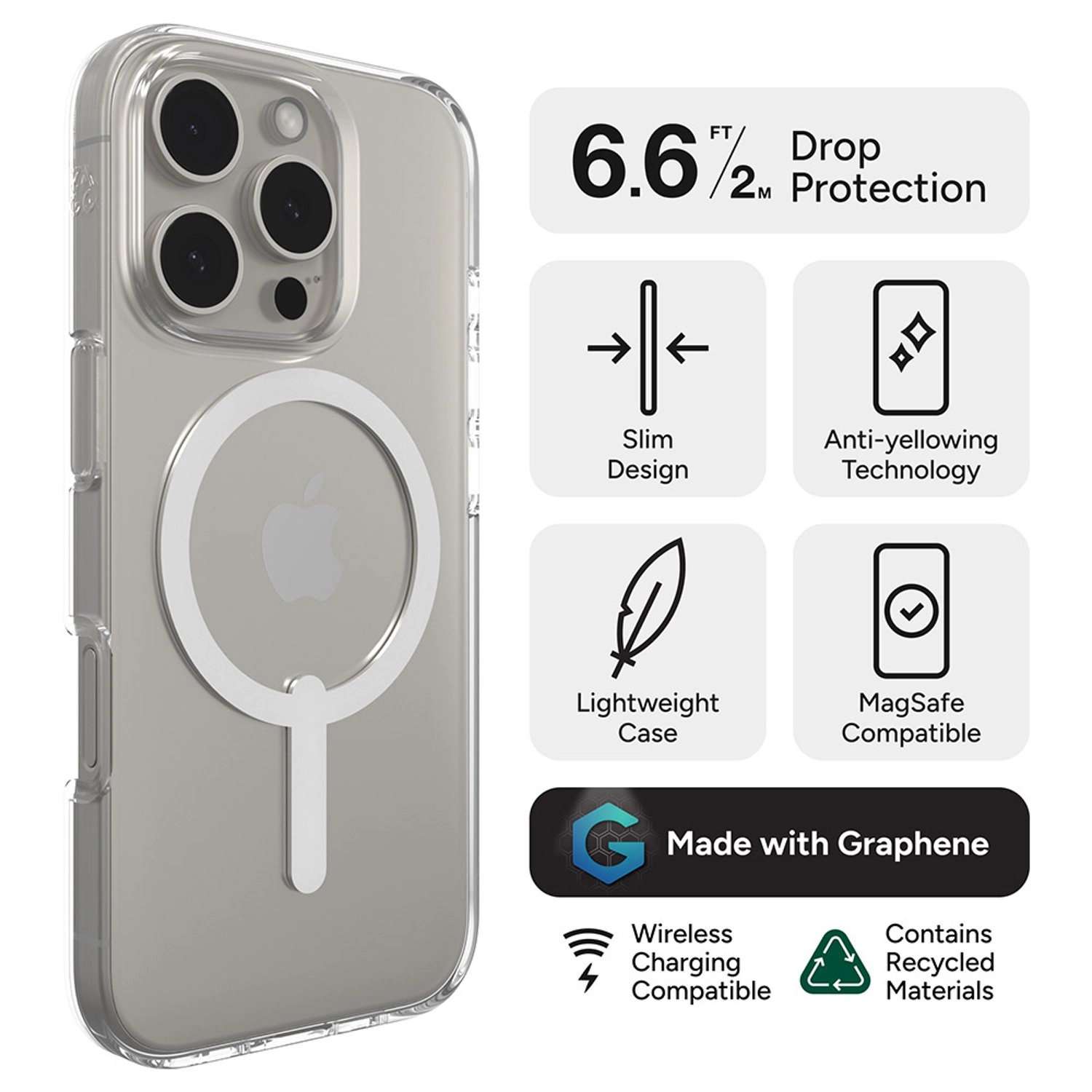 Crystal Palace Snap Lite Back Cover Mobile Case with MagSafe for iPhone 16 Pro Max