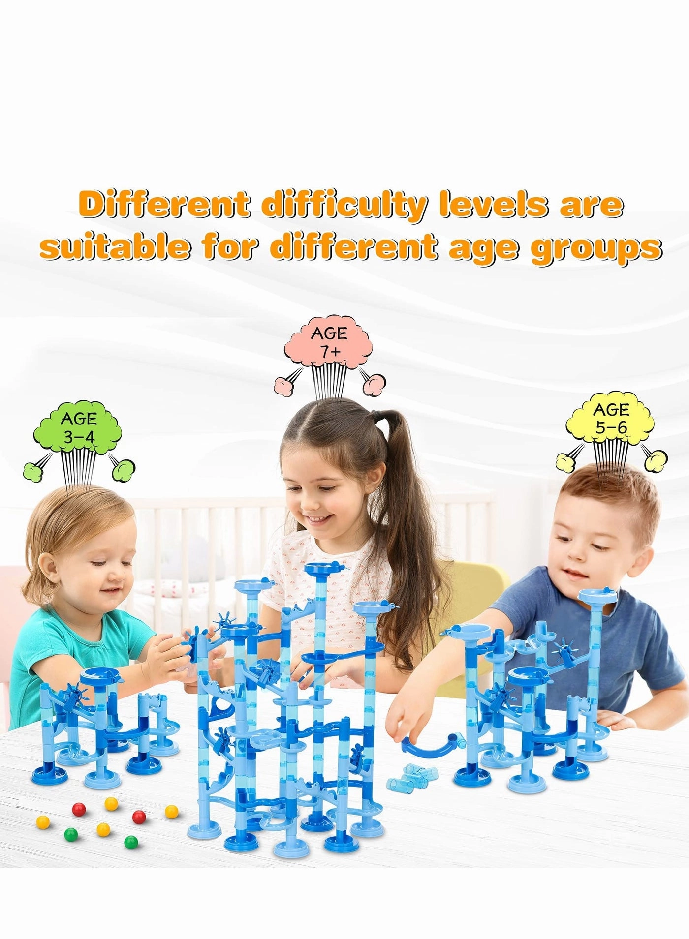 Marble Run Set - 107 pcs