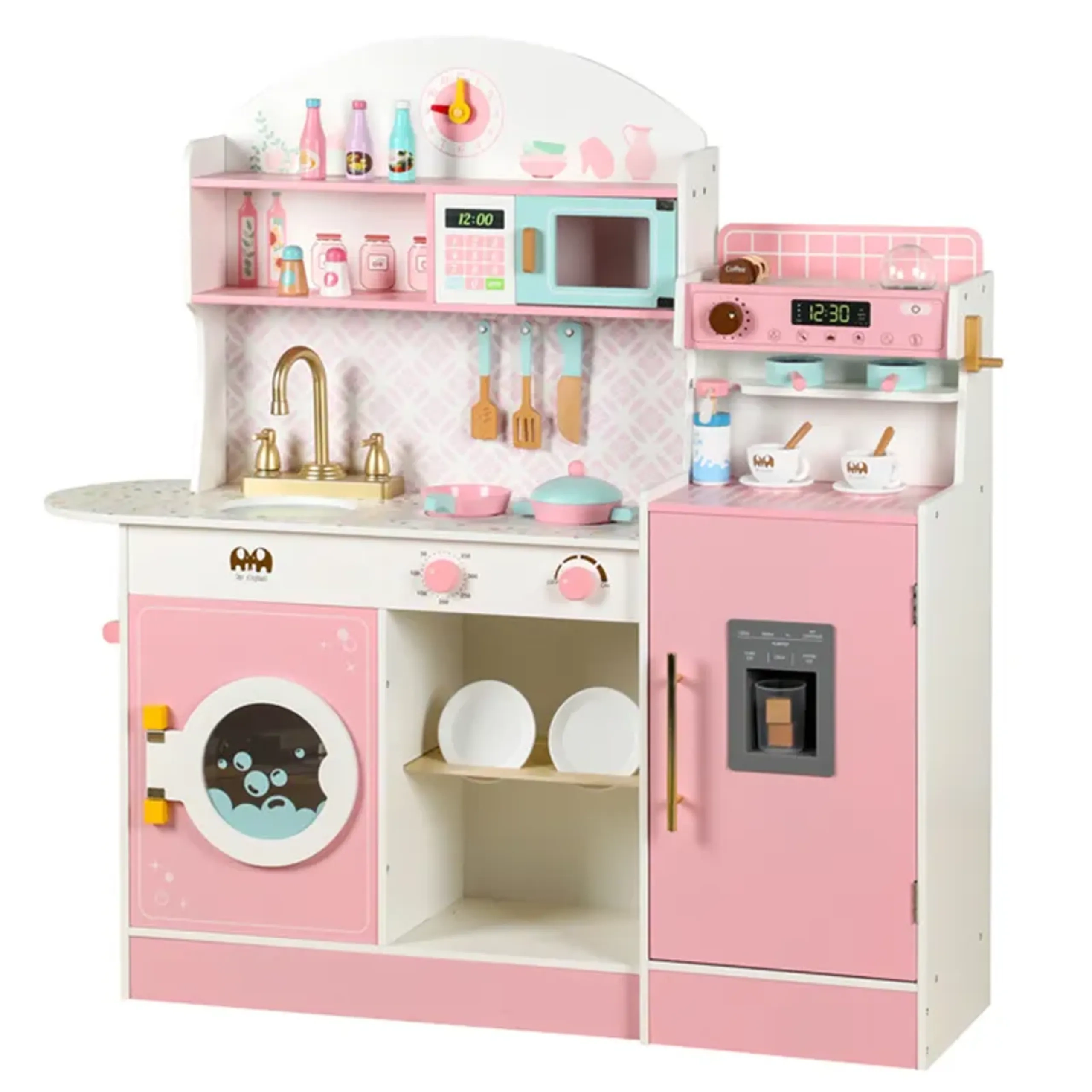 Factual Toys Kids Outdoor Coffee Fridge Kitchen Set (19188949-FT_MSN_24002)