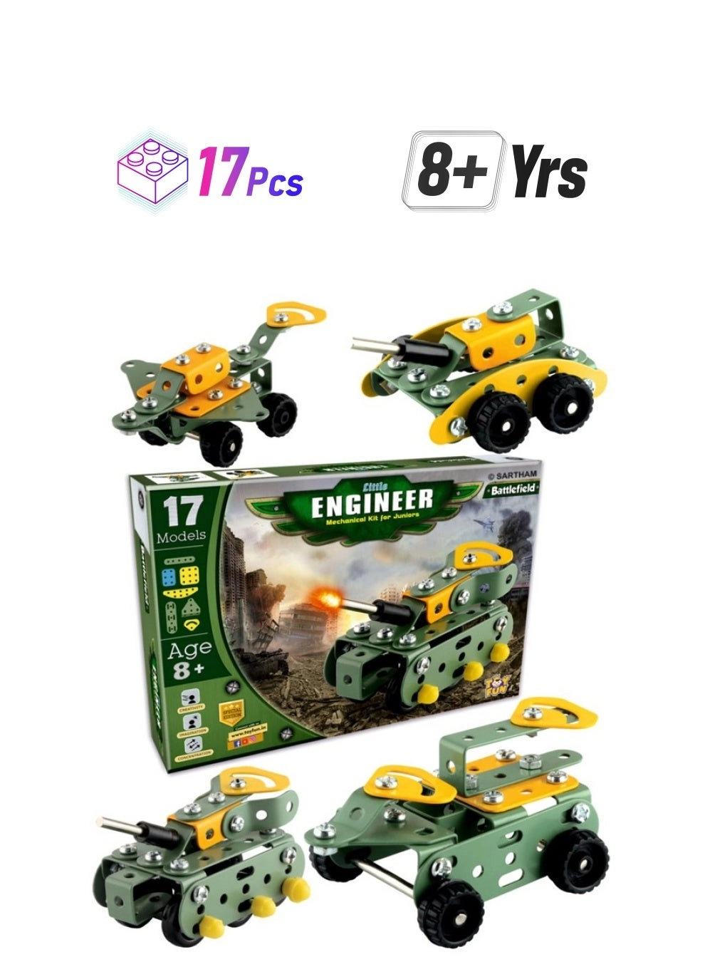 SARTHAM Battlefield - 8+ Years Mechanical Multicolor