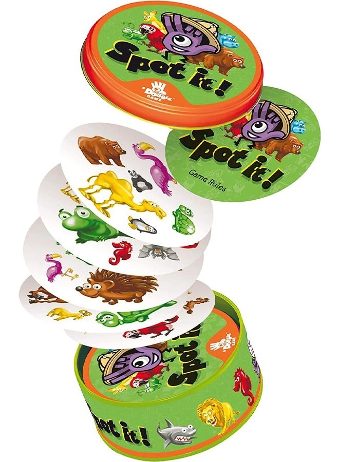 Spot It Junior Animals - Card Game Multicolour