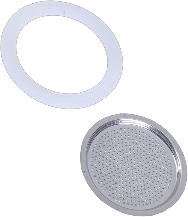 Silicone Gasket And Stainless Steel Filter - For Espresso Machine Hand Wash