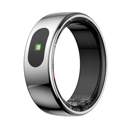 Smart Health Ring - Size 9 Black 7 Day Battery