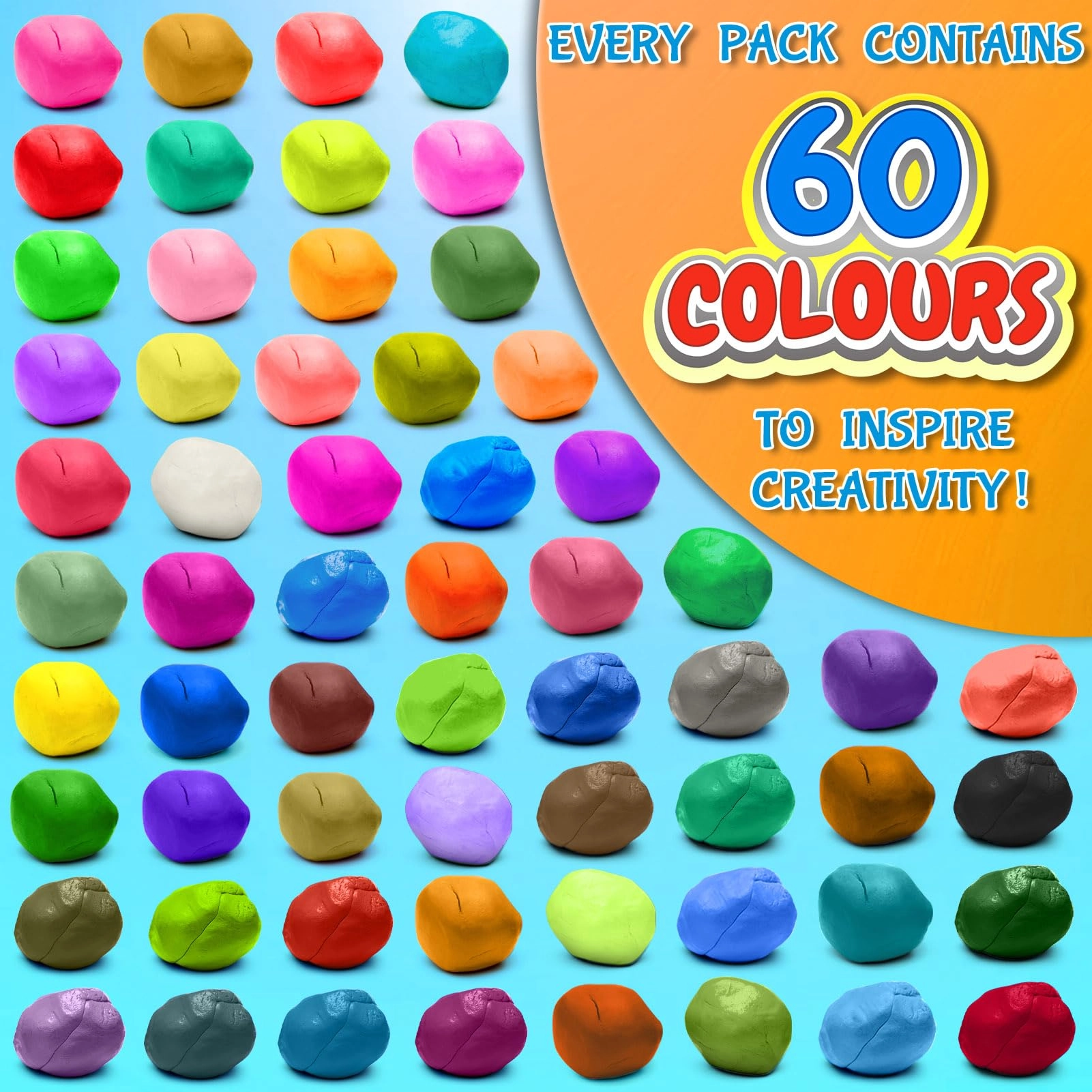 Magic Clay - 60 colors 3+ years