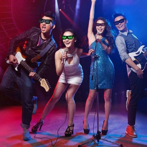 LED Glasses - Bluetooth App Control 31 Patterns Rechargeable