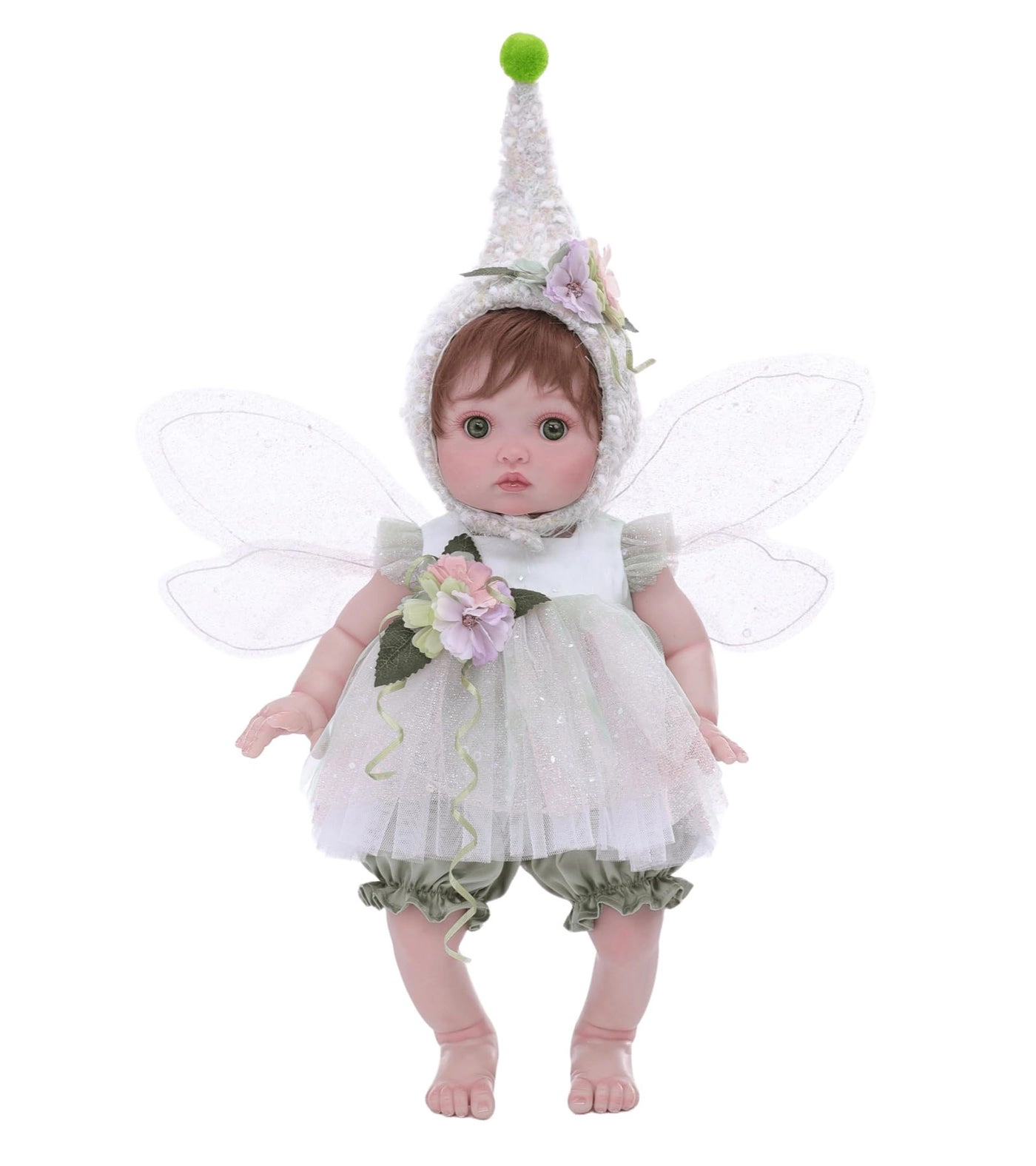 Green Fairy Reborn Baby Doll - 18 Inch Newborn Ages 3+