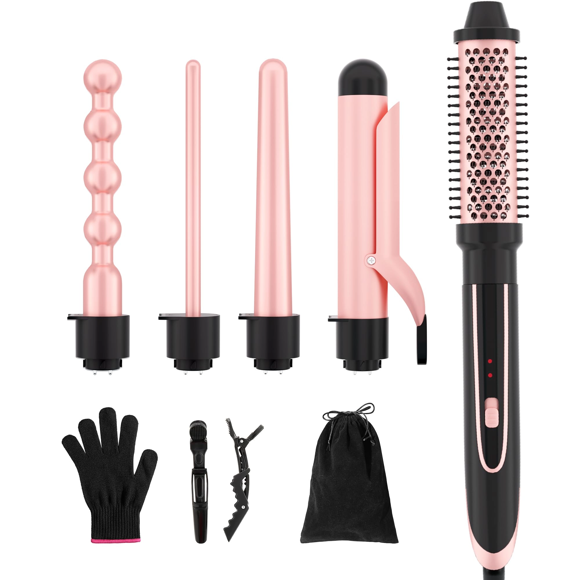 5-in-1 Curling Iron - 1.49inch 0.35"-1.25"