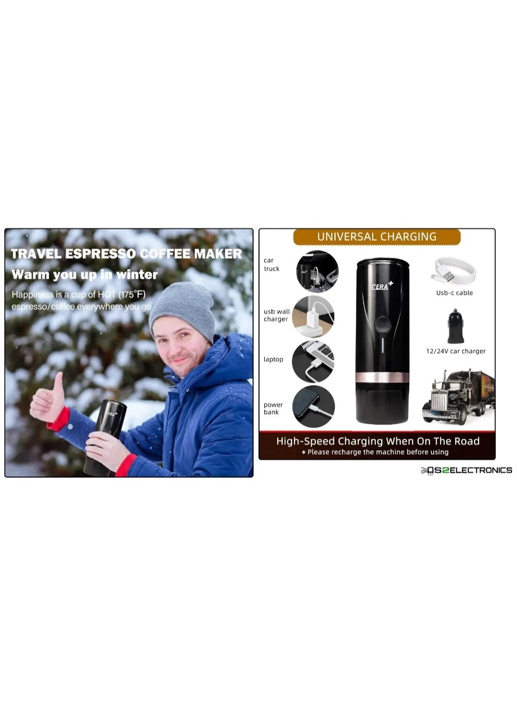 Portable Mini - 2-in-1 Rechargeable