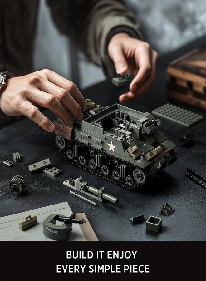 M7 Priest - WW2 Howitzer 646 PCS