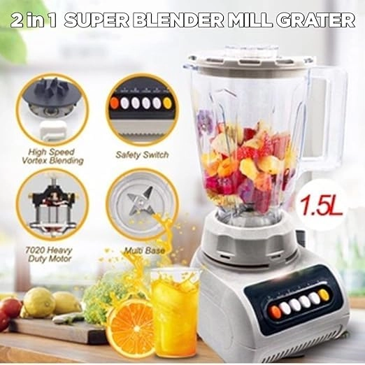 Electric Food Processor - 3.8L 600W
