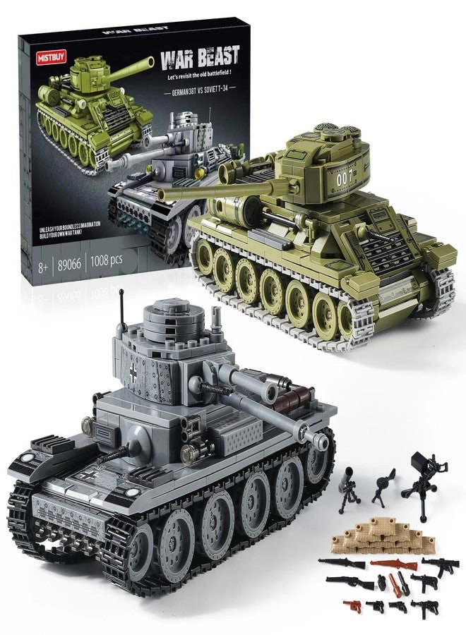 MISTBUY T-34 - 1008 pcs + Panzer 38(t)
