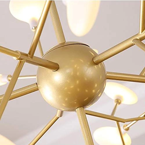 G4 Metal Sputnik Chandelier - 54 head Golden