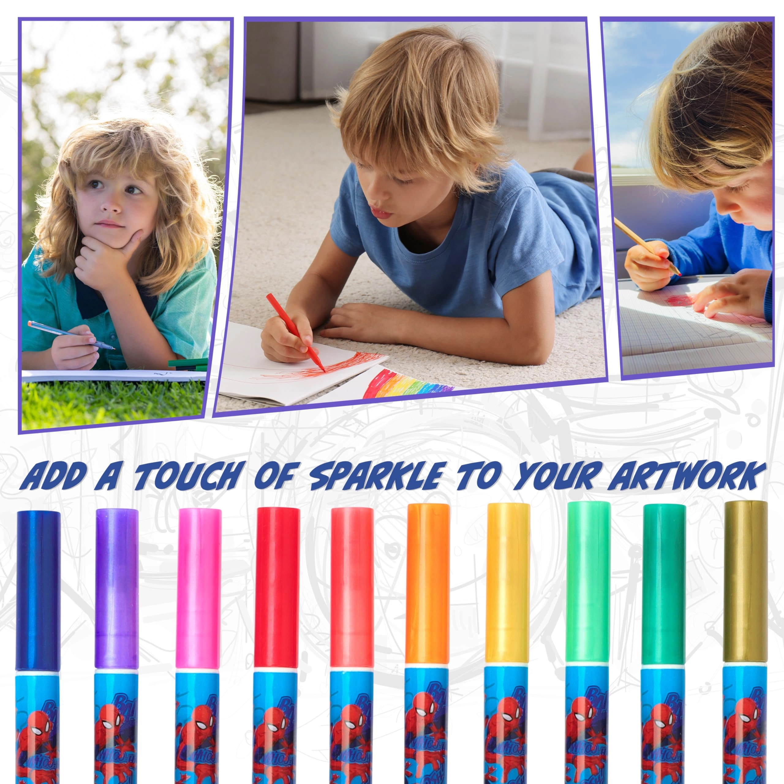 Gel Pens Set - 10 Pack