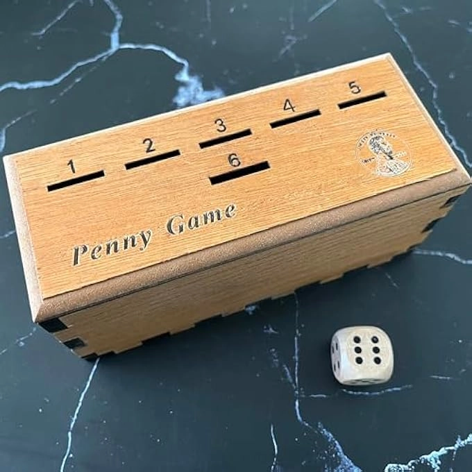 CBLKUS Drop Penny Game - Premium Version Wood Box
