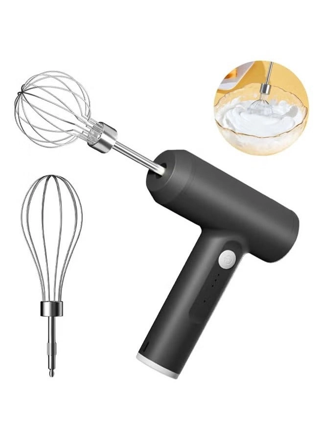 Arabest Hand Mixer - Cordless 3-Speed 2 Detachable Beaters